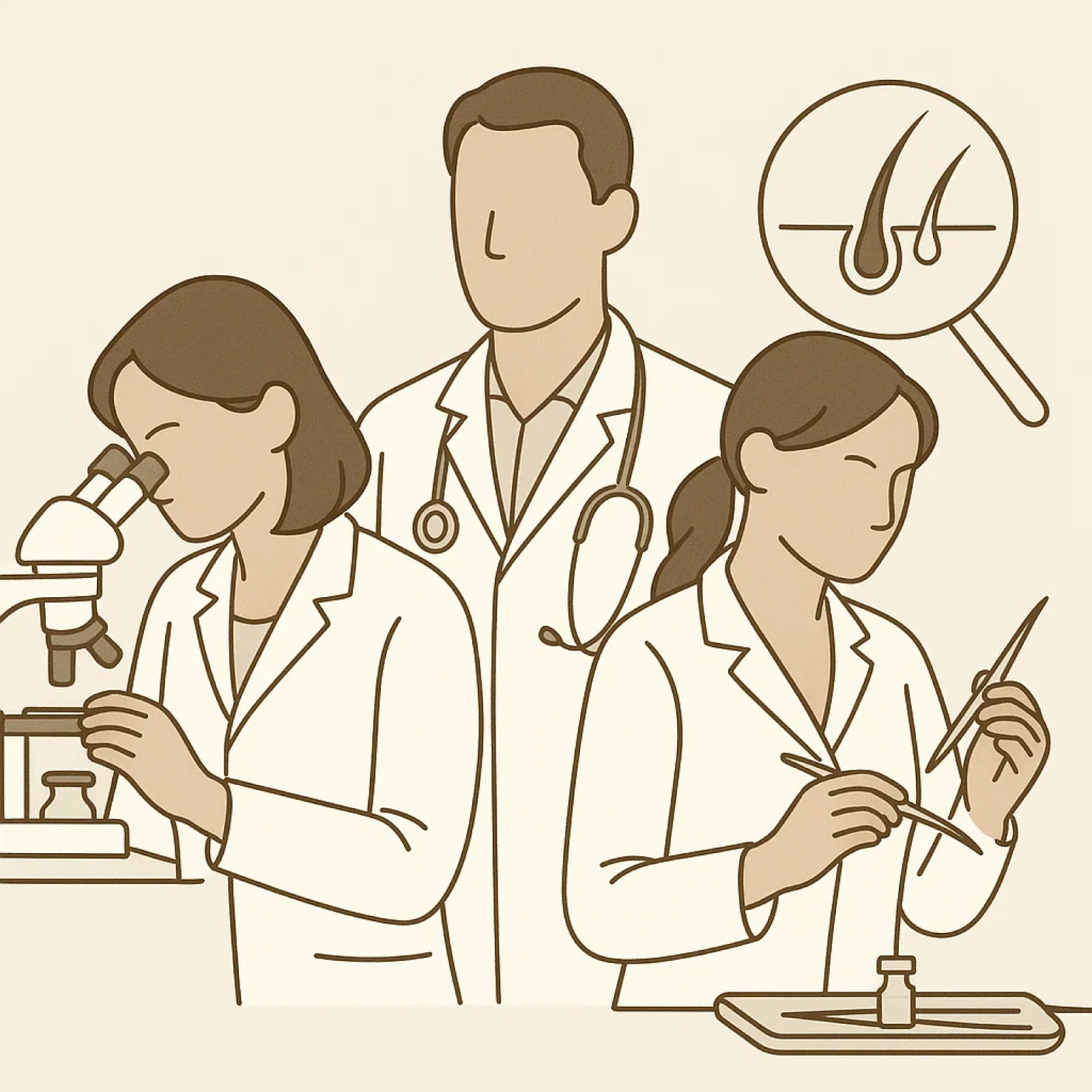 متخصصین دپارتمان کاشت مو